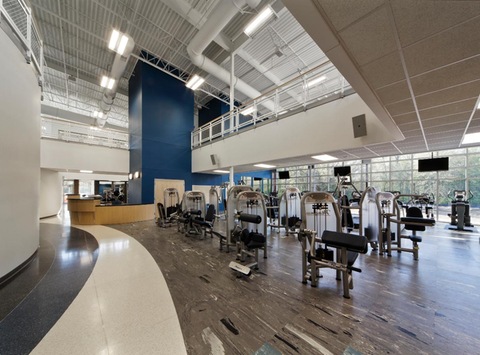 Equipment used in fitness center