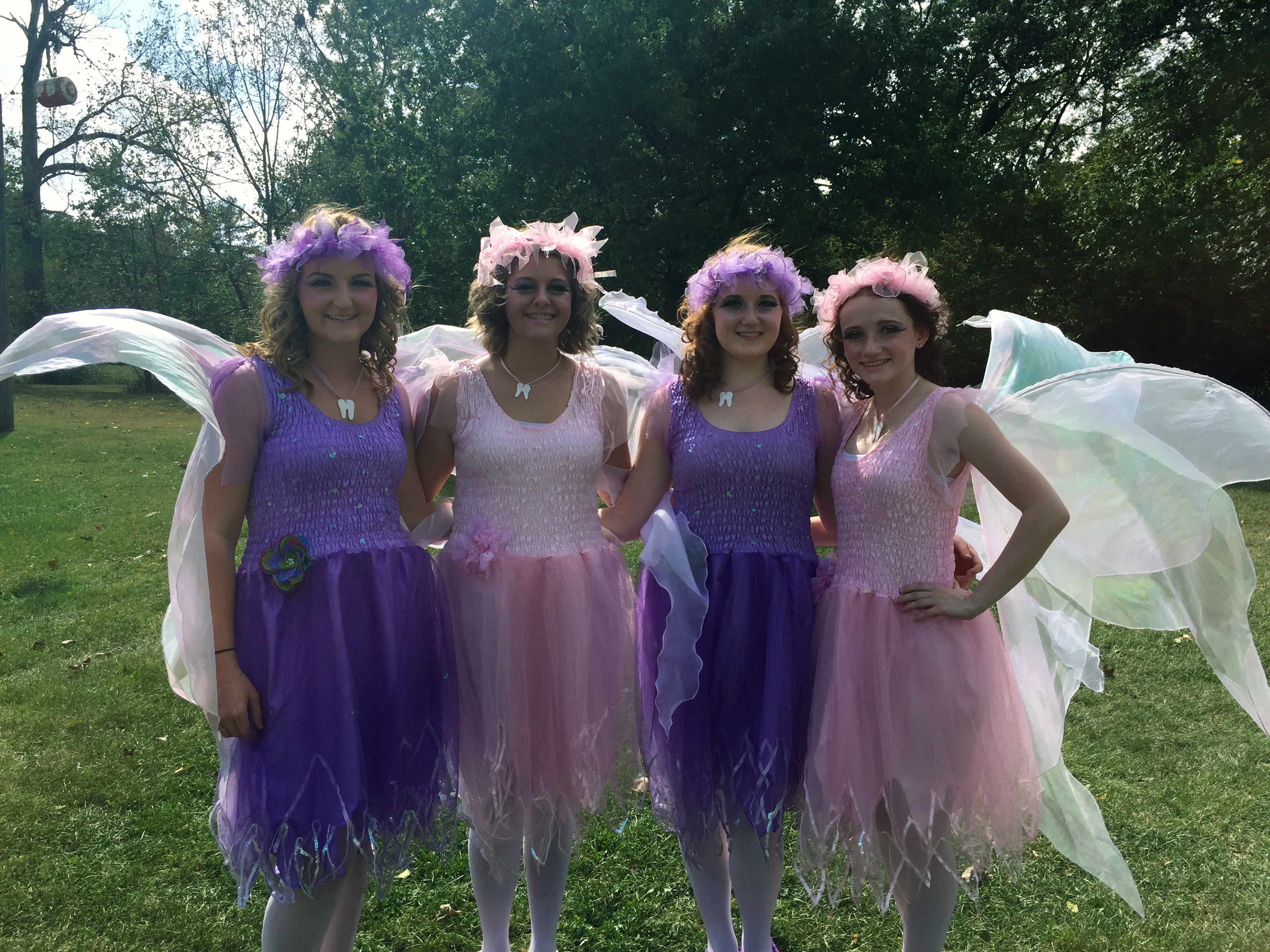 Dental Assisting students dressed as tooth fairies.
